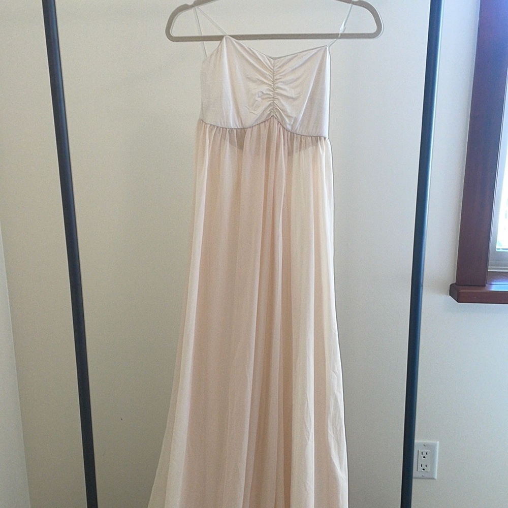 Maternity Shoot Sheer Dress